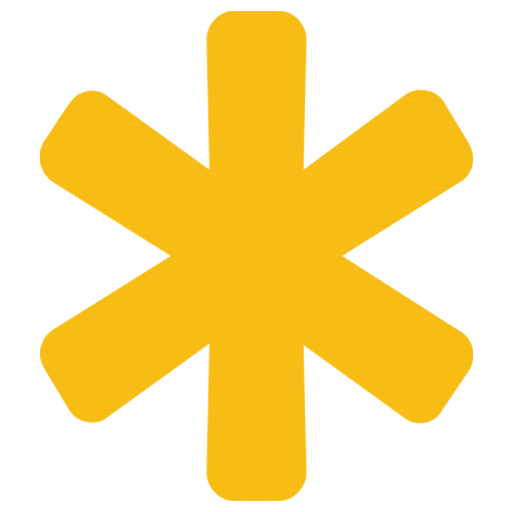 Yellow Asterisk