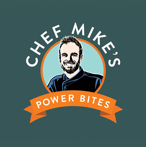 Chef Mike Power Bites branding